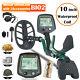 10 inch Adjustable Metal Detector IP68 Waterproof Coil Gold Detector LCD Display