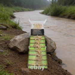 27pcs Complete Gold Prospecting Backpack Kit with Folding Sluice Box