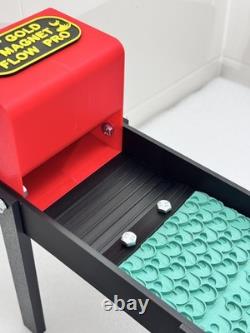 4 inch Cleanup Sluice Box Fine Flour Gold Recovery Micro Vortex Mat 4 pay dirt