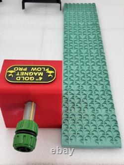 4 inch Cleanup Sluice Box Fine Flour Gold Recovery Micro Vortex Mat 4 pay dirt
