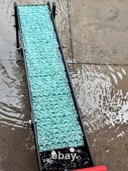 4 inch Cleanup Sluice Box Fine Flour Gold Recovery Micro Vortex Mat 4 pay dirt