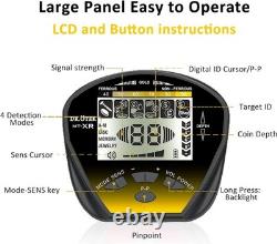 5-Mode Gold Metal Detector for Adults, Complete with Accessories & Carry Bag