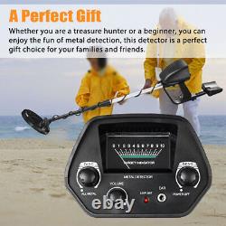 8 Metal Detector for Adults IP68 Waterproof Coil Gold Detector Easy to Operate
