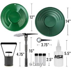 ASR Outdoor Remote Adventure 30L Rucksack Gold Panning Kit (3 Colors)