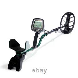 Adjustable Metal Detector withLCD Display Waterproof 11 Search Coil Outdoor USA