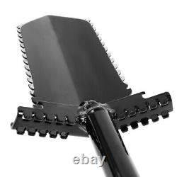 Anaconda NX-5 Tempered Steel 31 Shovel with Double Serrated Blade & Foot Pegs