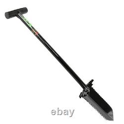 Anaconda NX-6 Tempered Steel 36 Shovel with Double Serrated Blade & Foot Pegs