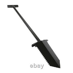 Anaconda NX-6 Tempered Steel 36 Shovel with Double Serrated Blade & Foot Pegs