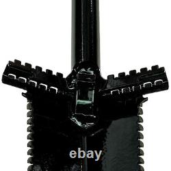 Anaconda NX-7 Tempered Steel 33 Shovel with Double Serrated Blade & Foot Pegs