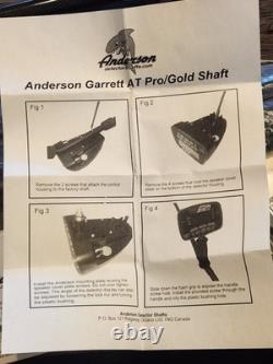 Anderson Carbon Fiber Shaft with Lower Rod for Garrett AT Series (0833CF)