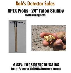 Apex 24 Talon Stubby Prospecting Pick Gold Prospecting Pick for Gold Nuggets