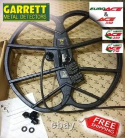 BIG 15x17 DD coil Garrett ACE 150/250/350/200/300/400/Euro + GIFT Rain Cover