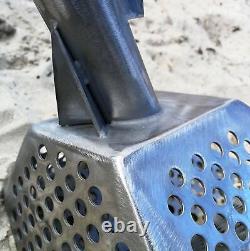 Beach Sand Scoop Metal Detector Hunting Tool Shovel 5Granik +Travel Pole CooB