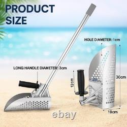 Beach Sand Scoop Shovel Metal Detector Detecting Stainless Steel SS 304 with rod