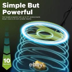 Beginner-Friendly Metal Detector with Adjustable Features & Accessories Included