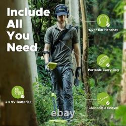 Beginner-Friendly Metal Detector with Adjustable Features & Accessories Included
