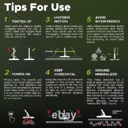 Beginner-Friendly Metal Detector with Adjustable Features & Accessories Included