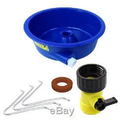 Blue Bowl Concentrator Kit with Pump Battery Clips Instructions Gold Prospecting