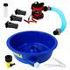 Blue Bowl Concentrator Kit with Pump, Leg Levelers, Vial Gold Mining Equipment