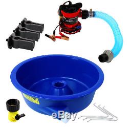 Blue Bowl Concentrator Kit with Pump and Leg Levelers Gold Mining Equipment