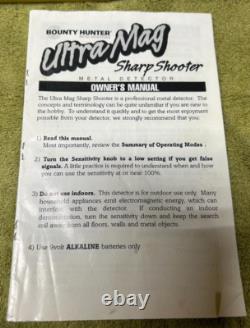 Bounty Hunter Ultra Mag Camo Sharpshooter Metal Detector With Accessories