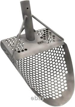 CKG Beach Sand Scoop Titanium Metal Detector Sifter Carbon Fiber Handle