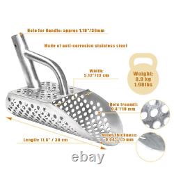 CKG Sand Scoop Metal Detector Stainless Shovel Beach Treasure Hunting Handle