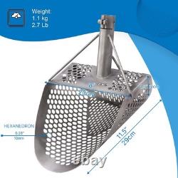 CKG Sand Scoop for Metal Detecting Heavy Duty Sand Sifter Scoop Stainless Ste