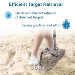 CKG Sand Scoop for Metal Detecting Heavy Duty Sand Sifter Scoop Stainless Ste