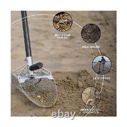 CKG Sand Scoops for Beach Metal Detecting Stainless Steel Beach Metal Detecti