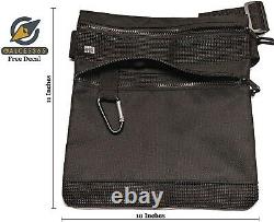 Calces365 Metal Detecting Finds Bag Pouch Water Proof Mesh Waist Pouch