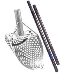 Ckg 9 X 6 Stainless Sand Scoop Hexahedron Holes With Carbon Fiber Handle