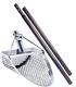 Ckg Sand Scoops Hex-10 Scoop With Carbon Fiber Travel Sand Scoop Pole Handle For