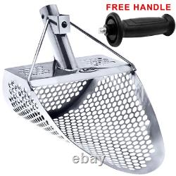 Ckg Sand Scoops Hex-10 Scoop With Carbon Fiber Travel Sand Scoop Pole Handle For