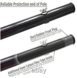 CooB Travel Carbon Fiber Handle Pole for Metal Detector Hunting Sand Scoop Sh