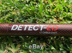 DETECT-ED SPECIAL EDITION RED-BELLY BLACK Shaft Set For Minelab Equinox
