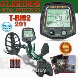 Deep Ground Metal Detector Waterproof Gold Finder LCD Display DISC Jewelry Mode