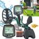 Deep Ground Metal Detector Waterproof Gold Finder LCD Display DISC Jewelry Mode