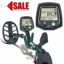 Deep Ground Metal Detector Waterproof Gold Finder LCD Display DISC Jewelry Mode