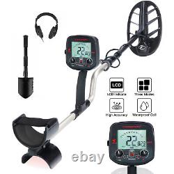 Deep Ground Metal Detector with Search Coil & Pro Pointer Waterproof Gold Finder