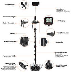 Deep Ground Metal Detector with Search Coil & Pro Pointer Waterproof Gold Finder