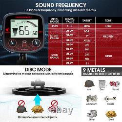 Deep Ground Metal Detector with Search Coil & Pro Pointer Waterproof Gold Finder