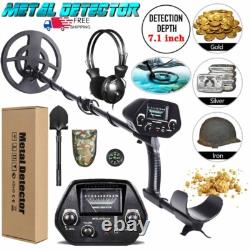 Deep Ground Metal Detectors with 8 inch Waterproof Coil & 3 Accessories FREE