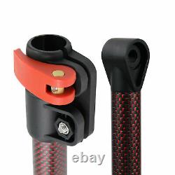 Detect-Ed Red Belly LS Carbon Fiber Upper & Lower Shaft for Equinox withCuff