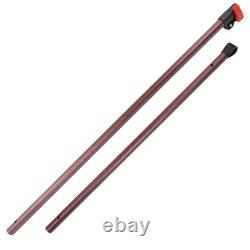 Detect-Ed Red Belly LS Carbon Fiber Upper & Lower Shaft for Minelab Equinox