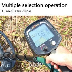 Detector De Metales Oro y Plata Deep Ground Gold Finder Waterproof LCD Display