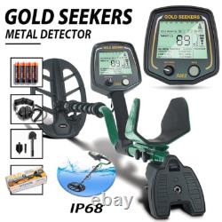 Detector De Metales Oro y Plata LCD Display Waterproof Gold Finder Deep Ground