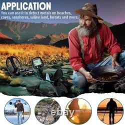 Detector De Metales Oro y Plata LCD Display Waterproof Gold Finder Deep Ground