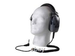 DetectorPRO Gray Ghost Deep Woods Headphones with 1/4 Angle Plug