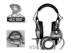 DetectorPRO Gray Ghost Ultimate Metal Detector Headphones